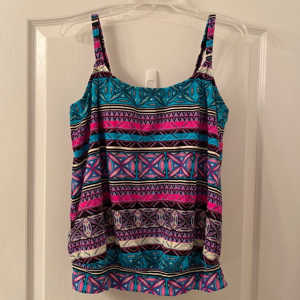 Tankini top size 1X